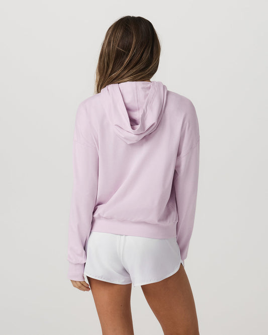 Women's Halo Modern Pullover Hoodie Lilac Breeze Heather | Vuori onsale