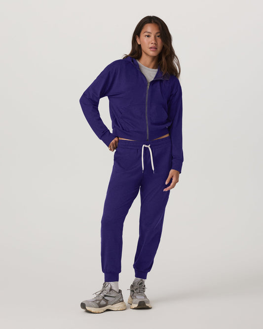 Halo Full Zip Hoodie Women's Stellar Sky Heather Hoodie | Vuori online