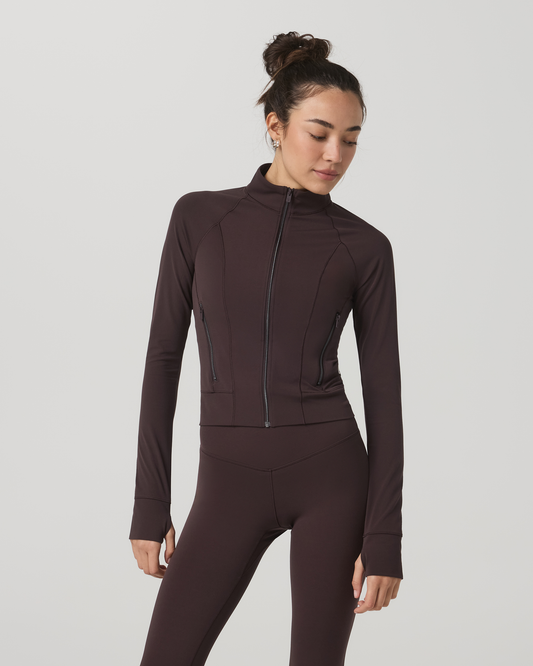 Vuori AllTheForm™ Fitness Jacket Women's French Roast Jacket | Vuori onsale