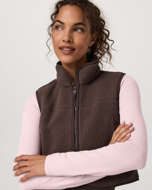 Alpine Vest Women's Java Fleece Vest | Vuori for sale