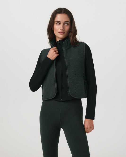 Alpine Vest Women's Evergreen Fleece Vest | Vuori outlet
