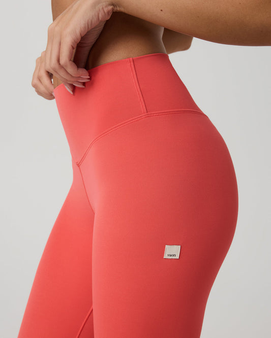 Vuori AllTheForm™ Legging Women's Bright Coral High-Rise Legging | Vuori shop