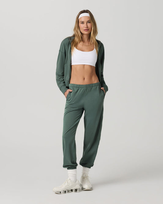 Halo Modern Sweatpant Women's Agate Green Sweatpant | Vuori shop
