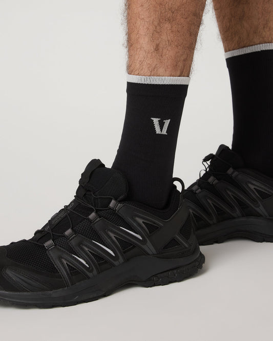 Performance Crew Sock Black Crew Socks | Vuori online