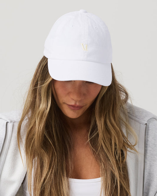 Vuori Dad Hat Low Profile White Hat | Vuori onsale