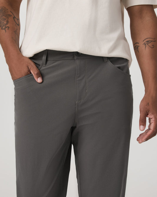 Meta Pant Classic Fit 32" Men's Warm Grey 5-Pocket Pants | Vuori shop