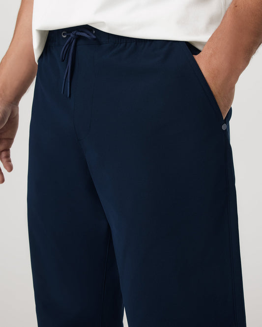 Meta Elastic Waist Pant Classic Fit Men's Ink Pants | Vuori onsale