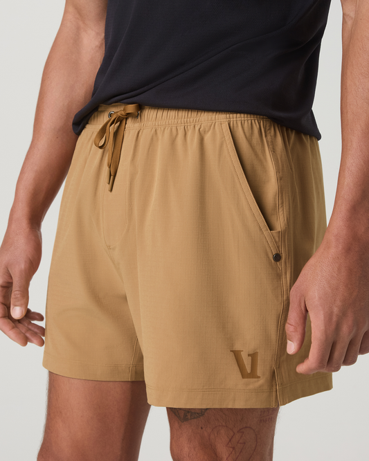 HardKore Short Lined 5" Men's Burlap Performance Shorts | Vuori outlet