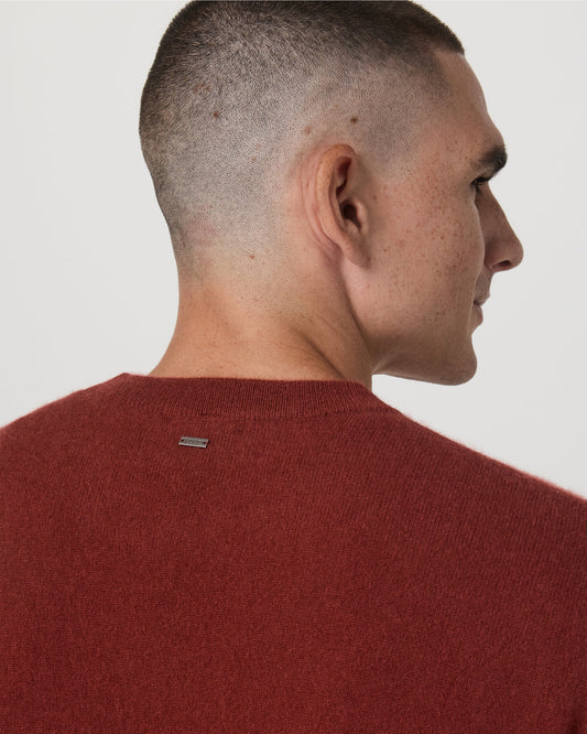 Berik Cashmere Sweater Men's Spiced Apple Sweater | Vuori onsale