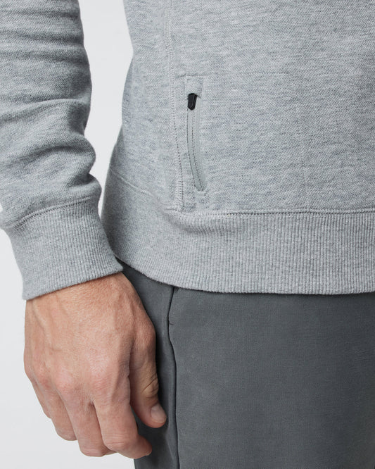 Jeffreys Pullover Heather Grey Pullover Clothing | Vuori for sale