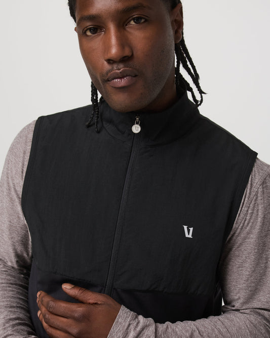 Sunday Element Vest Men's Black Vest | Vuori shop