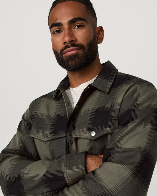 Range Shirt Jacket 2.0 Men's Oregano Plaid Jacket | Vuori online
