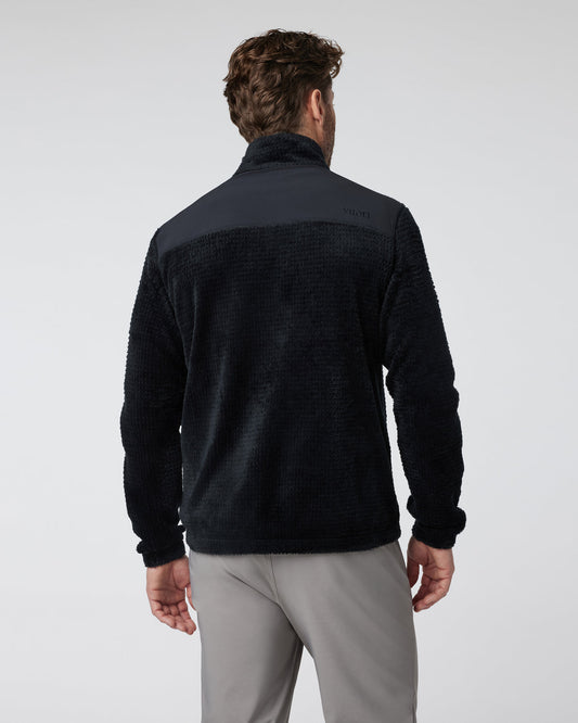 Fairfield Full Zip Jacket Men's Black Fleece Jacket | Vuori online