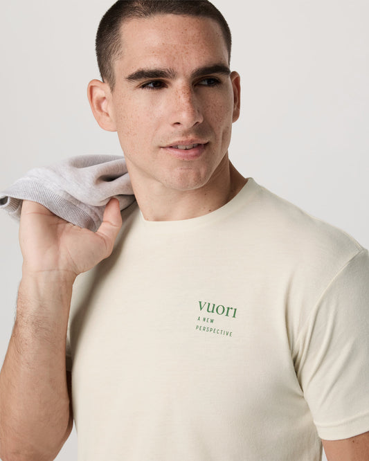 Vortex Tee Men's Natural Performance T-Shirt | Vuori discount