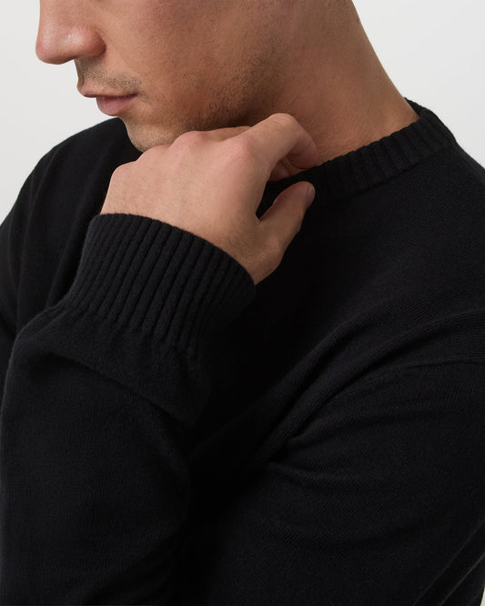 Fluent Sweater Men's Black Sweater | Vuori onsale