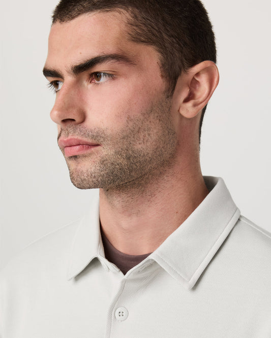 Jeffreys Overshirt Men's Winter Grey Heather Shirt | Vuori shop