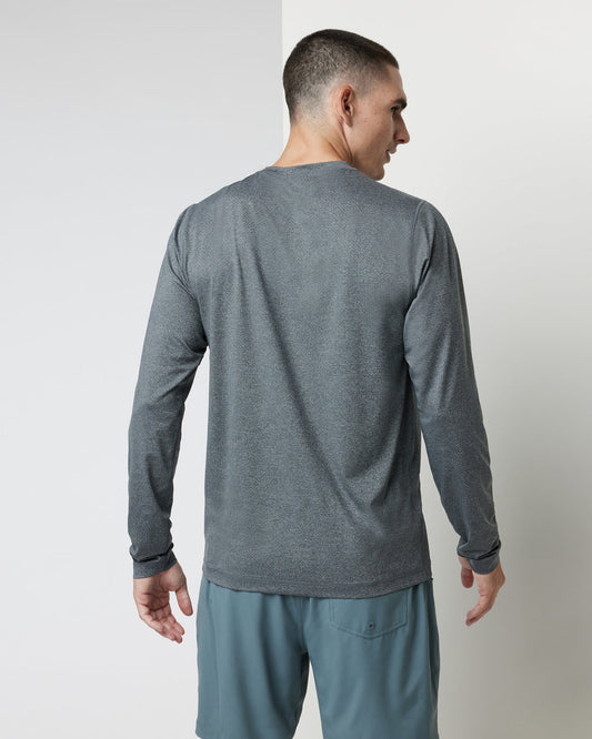 Long Sleeve Tradewind Performance Tee 2.0 Heather Grey | Vuori online