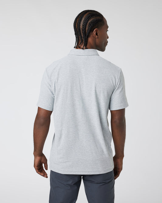 Ace Polo Men's Light Grey Polo | Vuori outlet