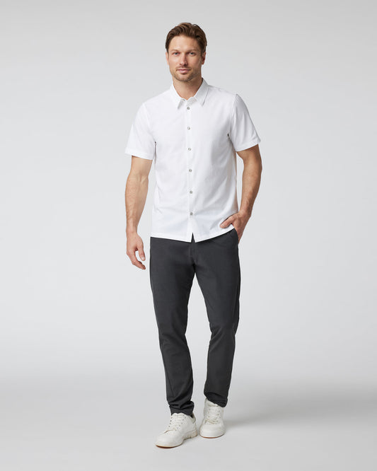 Short-Sleeve Manhattan Button Down White | Vuori onsale