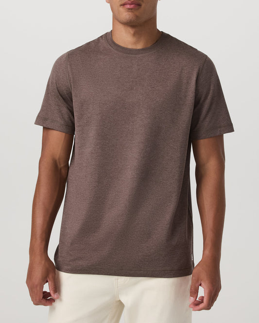 Men's Short Sleeve Ponto Performance Tee Elm Heather | Vuori onsale