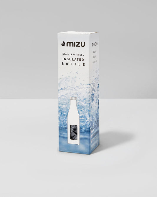 S6 Wordmark Mizu Water Bottle Black Insulated Bottle | Vuori discount
