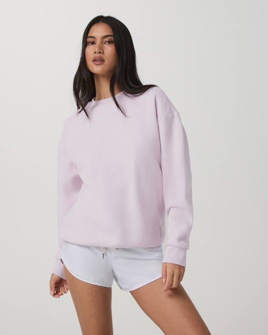 Restore Oversized Crew 2.0 Women's Lilac Breeze Sweatshirt | Vuori onsale