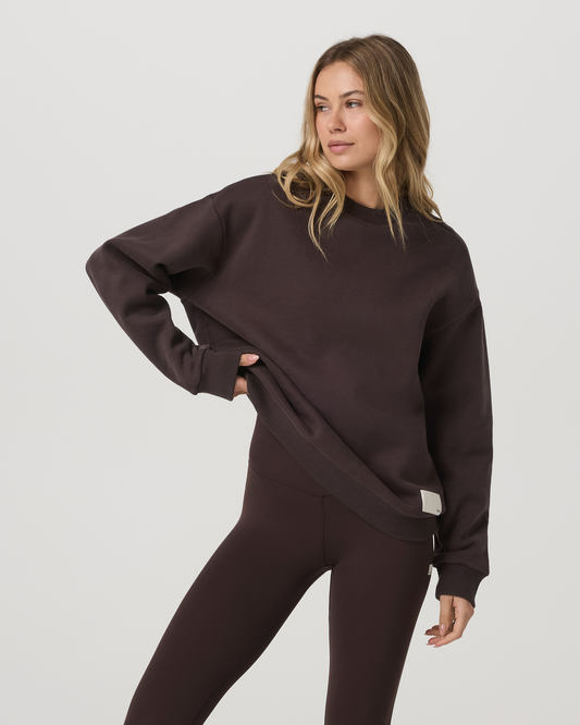 Restore Oversized Crew 2.0 French Roast Sweatshirt | Vuori online