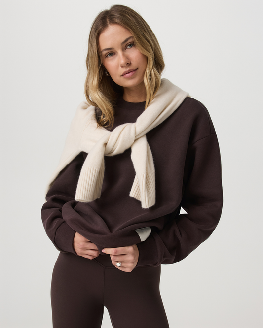 Restore Oversized Crew 2.0 French Roast Sweatshirt | Vuori online