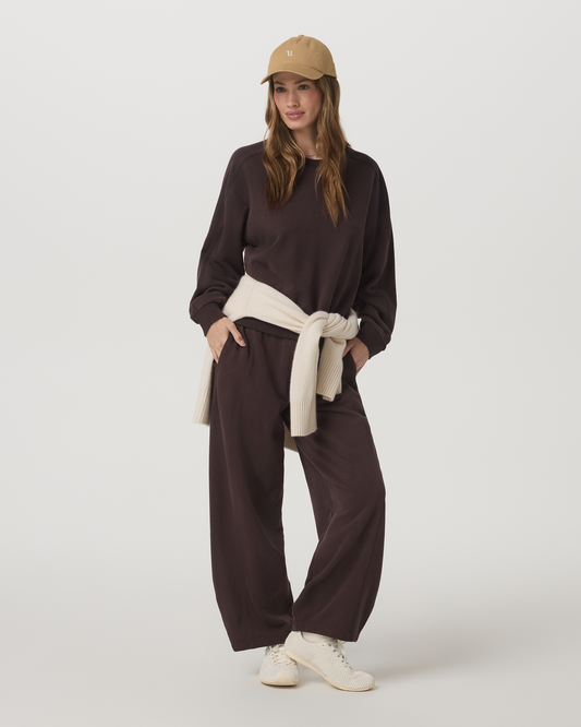 Sedona Seams Crew Women's French Roast Sweatshirt | Vuori shop