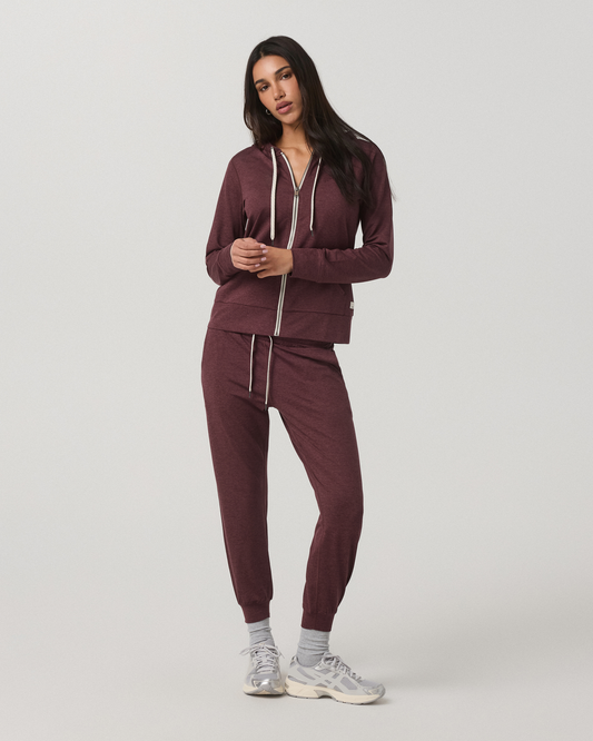 Women's Halo Performance Hoodie 2.0 Fig Heather | Vuori discount