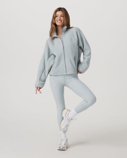 Alpine Jacket Women's Cozy Fleece Jacket in Blue Haze | Vuori online