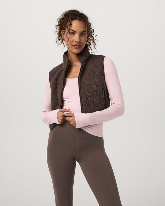 Alpine Vest Women's Java Fleece Vest | Vuori for sale