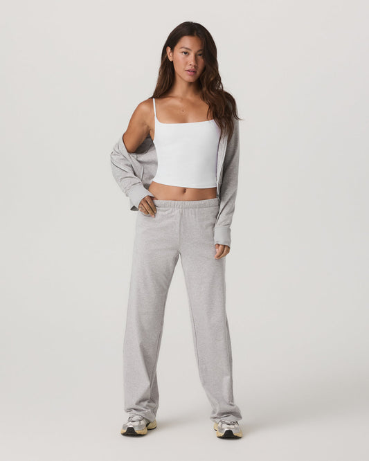 Women's Halo Modern Straight Leg Pant-Short Pale Grey | Vuori outlet