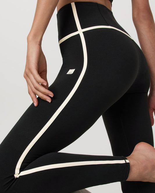 Vuori AllTheFeels™ Corset Legging Black Leggings | Vuori for sale