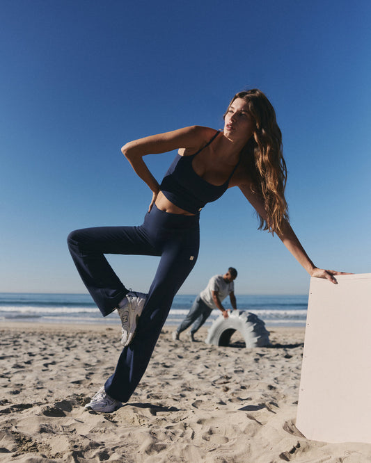 Vuori AllTheFeels™ Straight Leg Women's Blue Coast Leggings | Vuori outlet