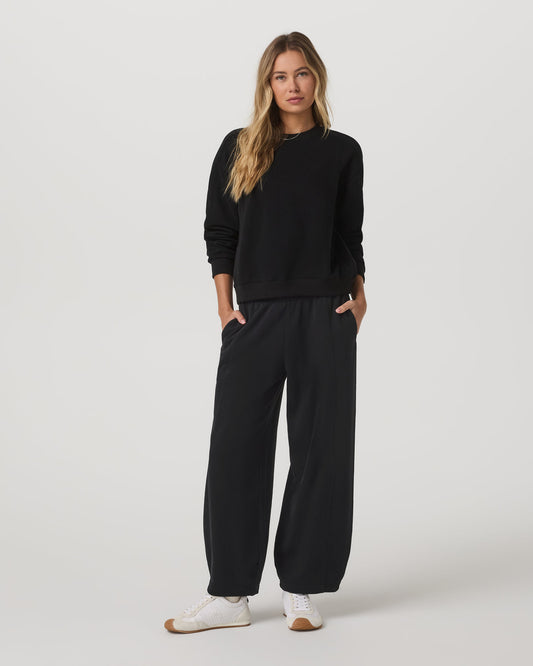 Sedona Barrel Sweatpant Women's Black Relaxed Fit Pants | Vuori online