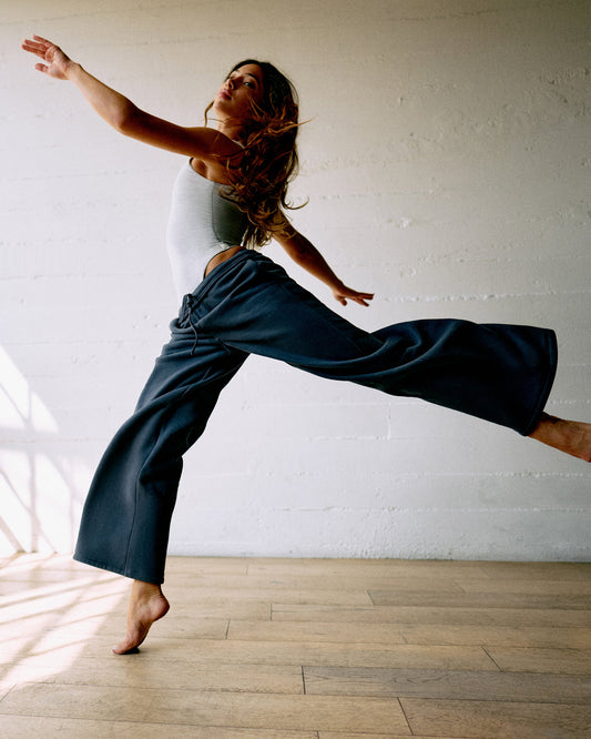 Restore Ultra Wideleg Sweatpant Women's Ocean Blue Pants | Vuori sale