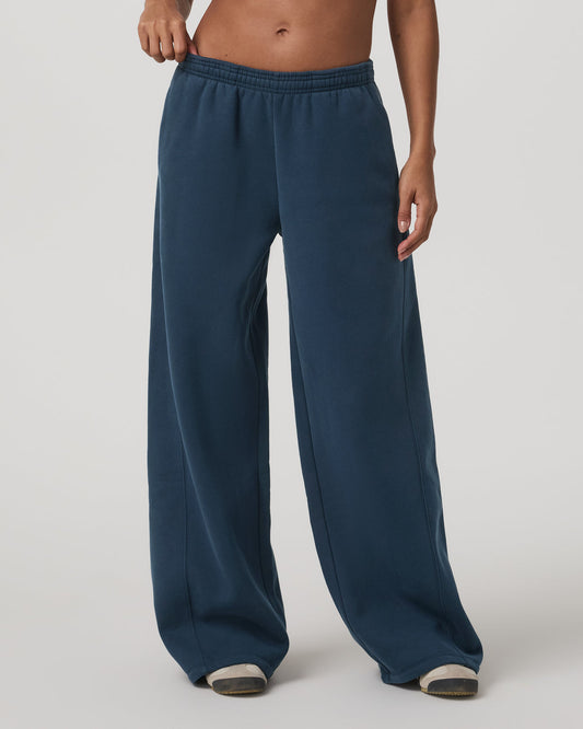 Restore Ultra Wideleg Sweatpant Women's Ocean Blue Pants | Vuori sale