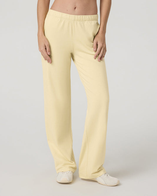 Women's Halo Modern Straight Leg Pant Lemon Snap Heather | Vuori for sale