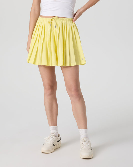 Clementine Pleated Skirt 15" Sunlight | Vuori online