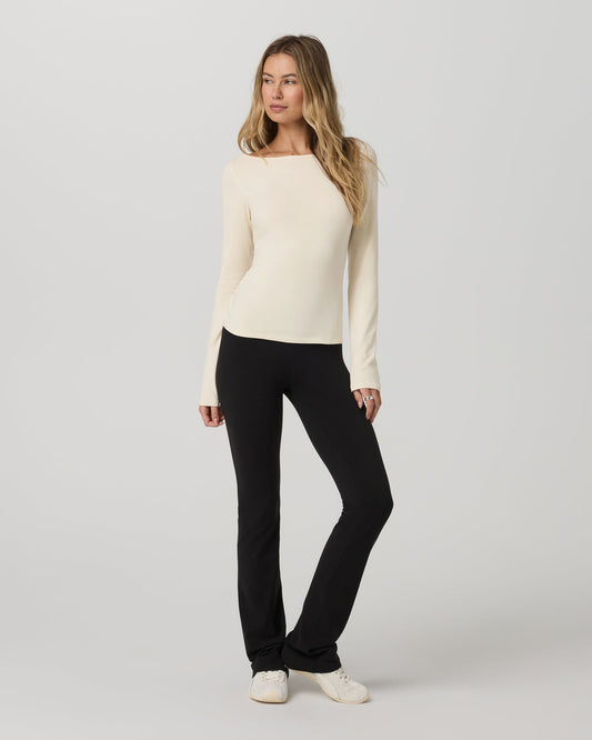 Long Sleeve Tuvalu Boat Neck Bone | Vuori online
