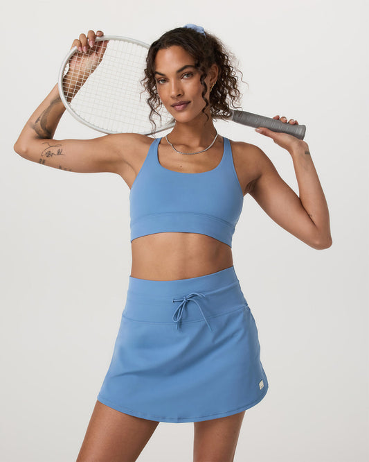 Yosemite Longline Bra Light French Blue Sports Bra | Vuori discount