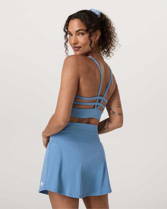 Yosemite Longline Bra Light French Blue Sports Bra | Vuori discount