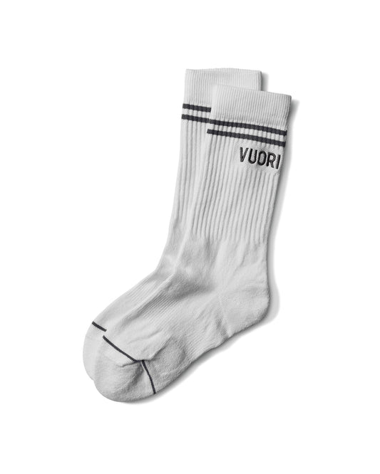 Vuori Crew Sock White Performance Crew Socks | Vuori for sale