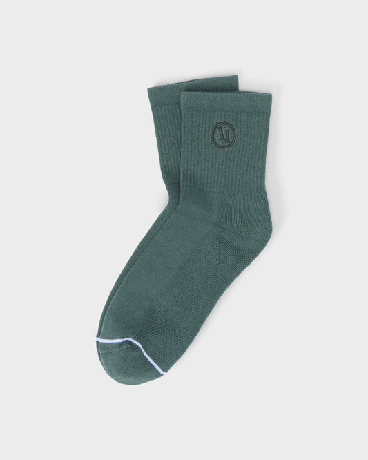 Half Crew Sock 2.0 Agate Green Performance Socks | Vuori onsale