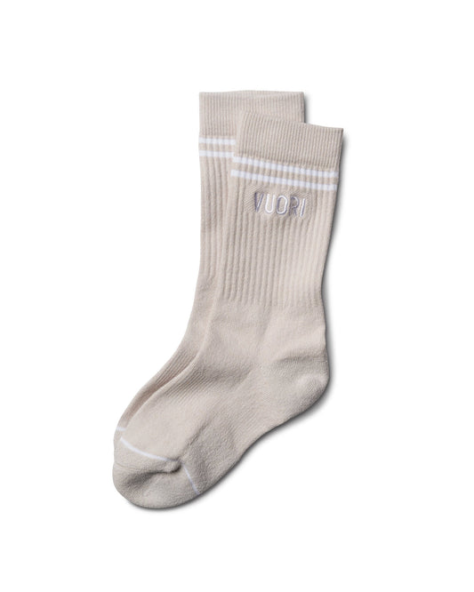 Vuori Crew Sock Salt Heather Performance Crew Socks | Vuori shop