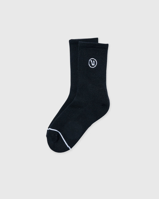 Half Crew Sock 2.0 Black Performance Socks | Vuori sale