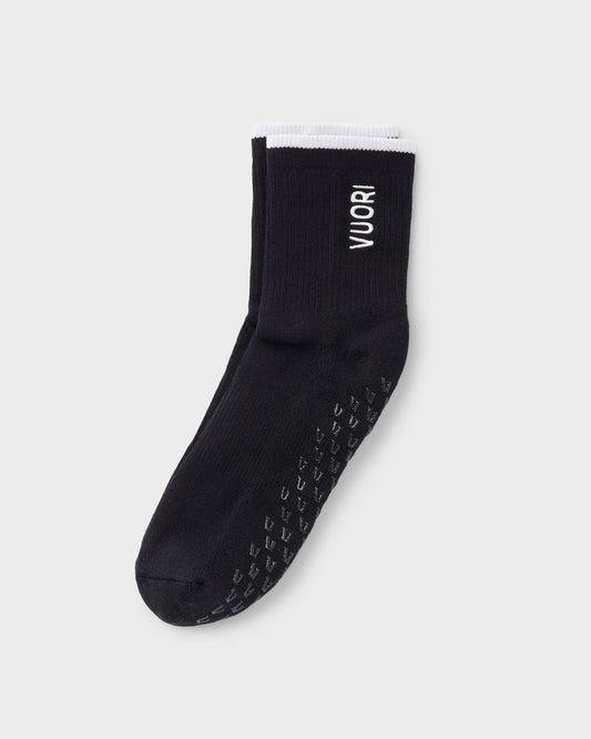 Half Crew Gripper Sock Black Grip Socks | Vuori online