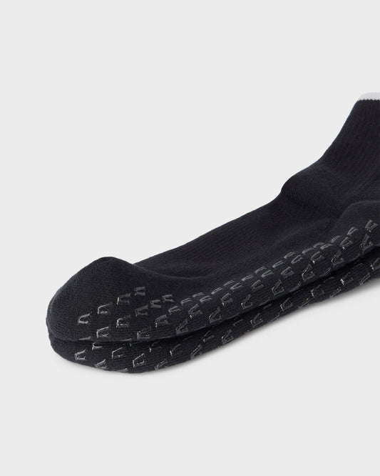 Half Crew Gripper Sock Black Grip Socks | Vuori online