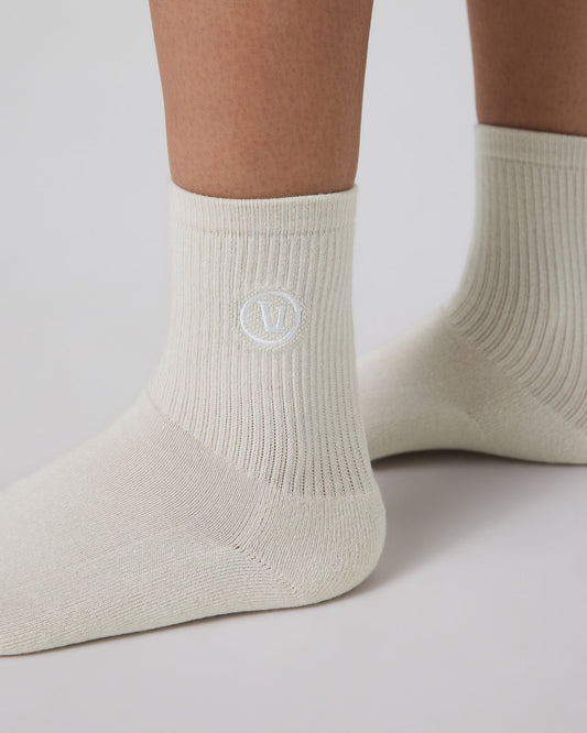 Half Crew Sock Salt Heather | Vuori discount